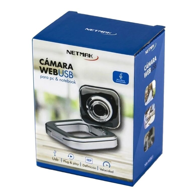 Webcam NETMAK NM-WEB01 con Microfono 480p