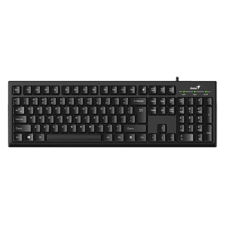Teclado USB GENIUS KB-100 Smart Ready Negro