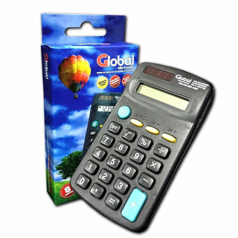 Calculadora 8 Digitos GLOBAL CALCU-8D-402 de Bolsillo