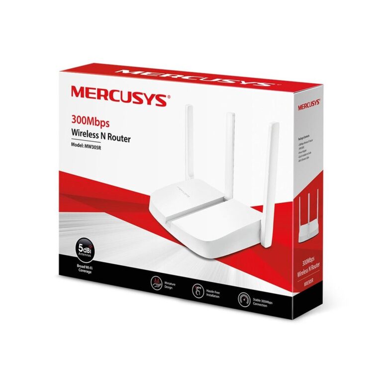 Router MERCUSYS MW305R 300Mbps 3 Antenas