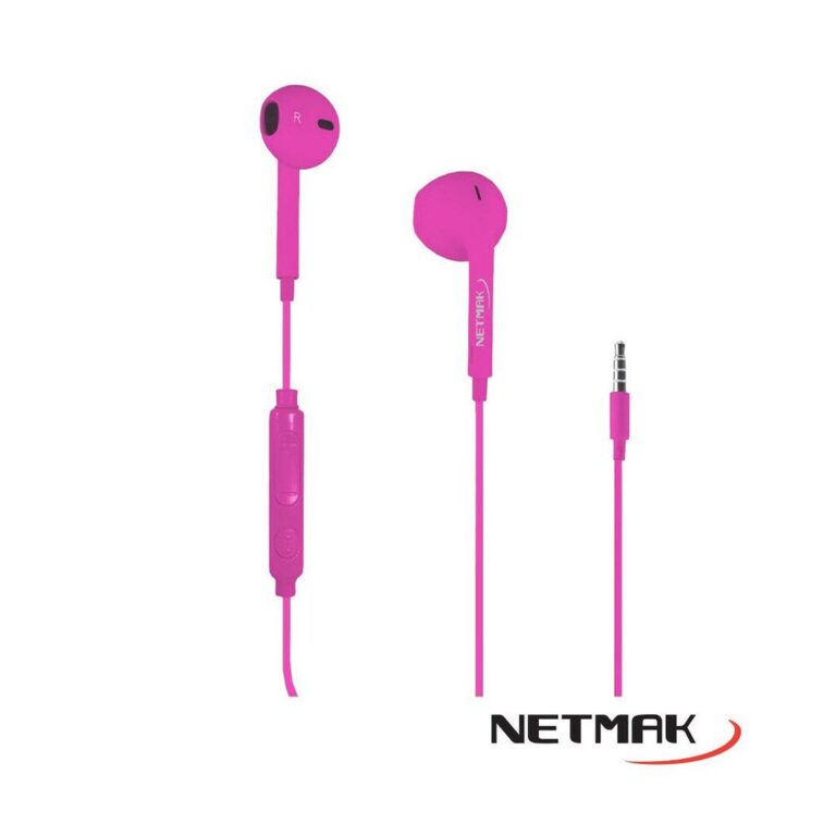Auricular IN-EAR NETMAK NM-UR70 Urban Rosa