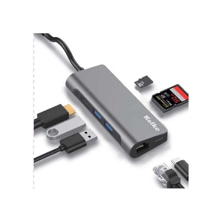 Hub ADAPTADOR KOLKE KCH-426 7 en 1 Tipo C