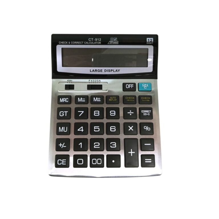 Calculadora 12 Digitos Grande CT-912 Solar