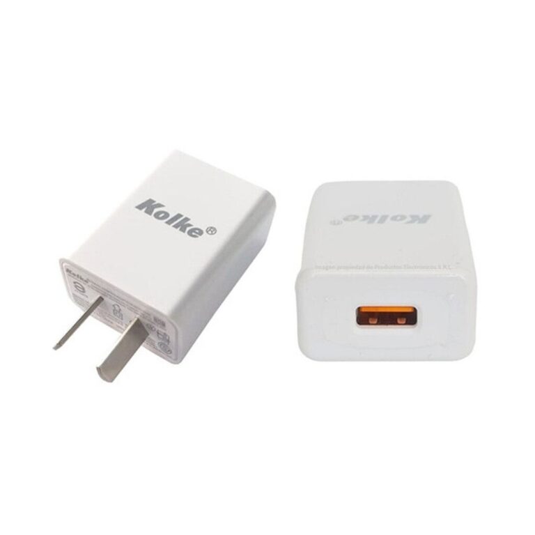 Cargador Celular USB KOLKE KCR-230 Blanco
