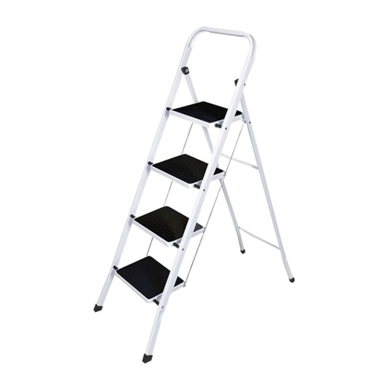 Escalera Metalica Plegable 4 Escalones ONE BOX OB-E4 150kg