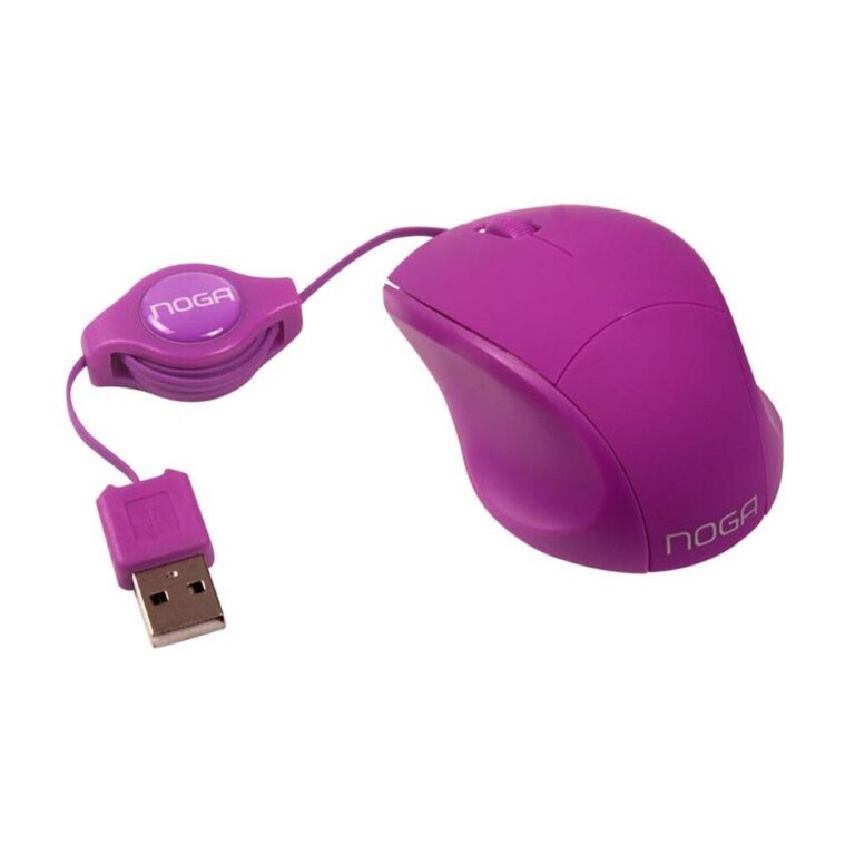Mouse Retractil NOGA USB NGM-418 Violeta