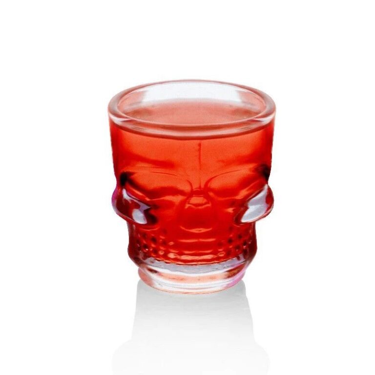 Vaso Calavera Chico X 4 unidades