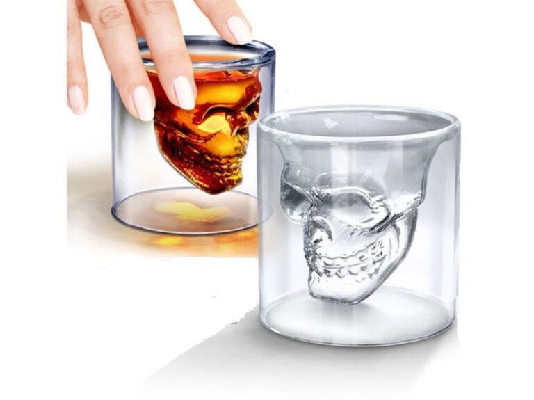 Shot Vaso De Vidrio Diseño Calavera MT6233