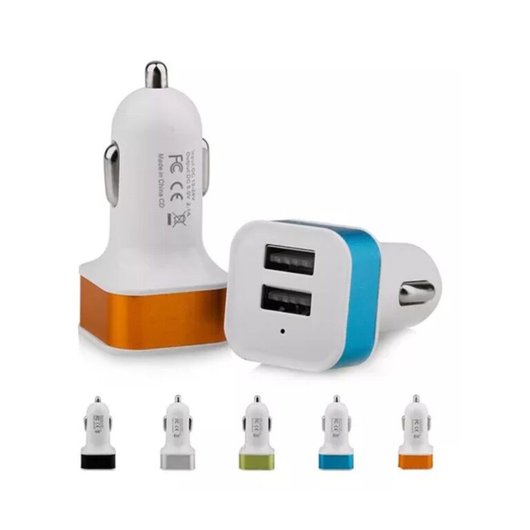 Cargador Auto Doble USB CA02 Generico 2.1A 12V