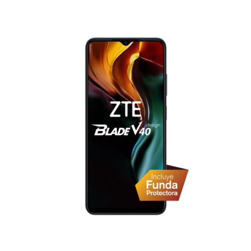 Celulares ZTE V40 Design 6/128GB Negro Liberado fyazelectronica.com