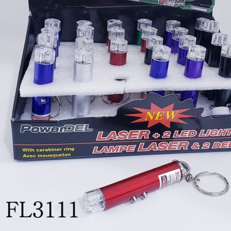 Puntero Laser Llavero Linterna 3 en 1 FL311
