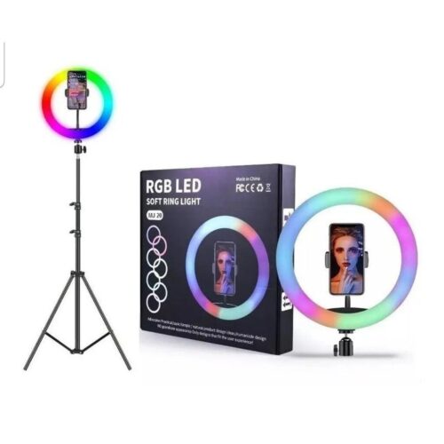Insumos Celulares Aro Luz Selfie 30cm RGB RGB30ARO MJ30 fyazelectronica.com