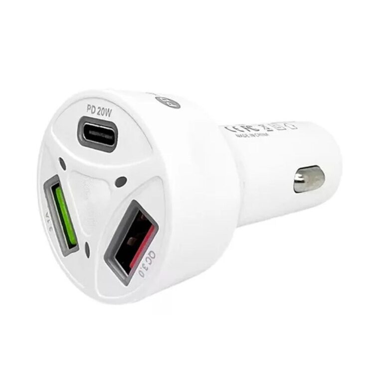 Cargador Auto 3 en 1 55W CR60