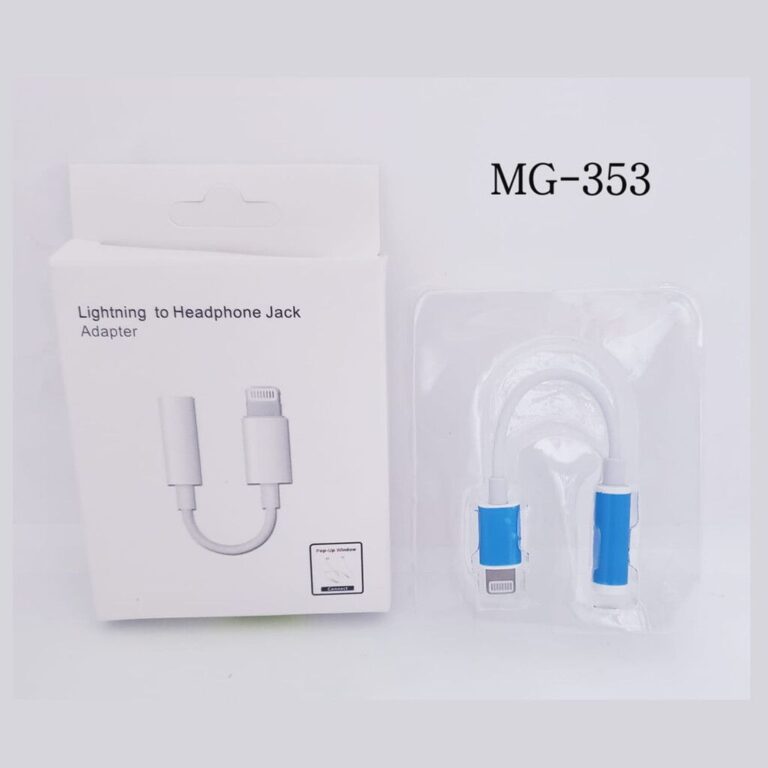 Adaptador Iphone Lightning a 3.5 Jack MG353