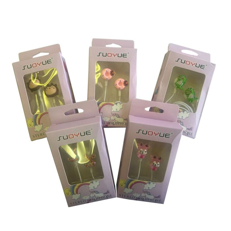 Auricular IN-EAR SUOYUE  SY-103 Con Diseños M/L Infantil