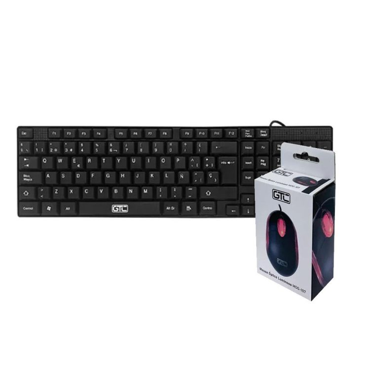 Kit Teclado y Mouse GTC KBG204U + MOG 107