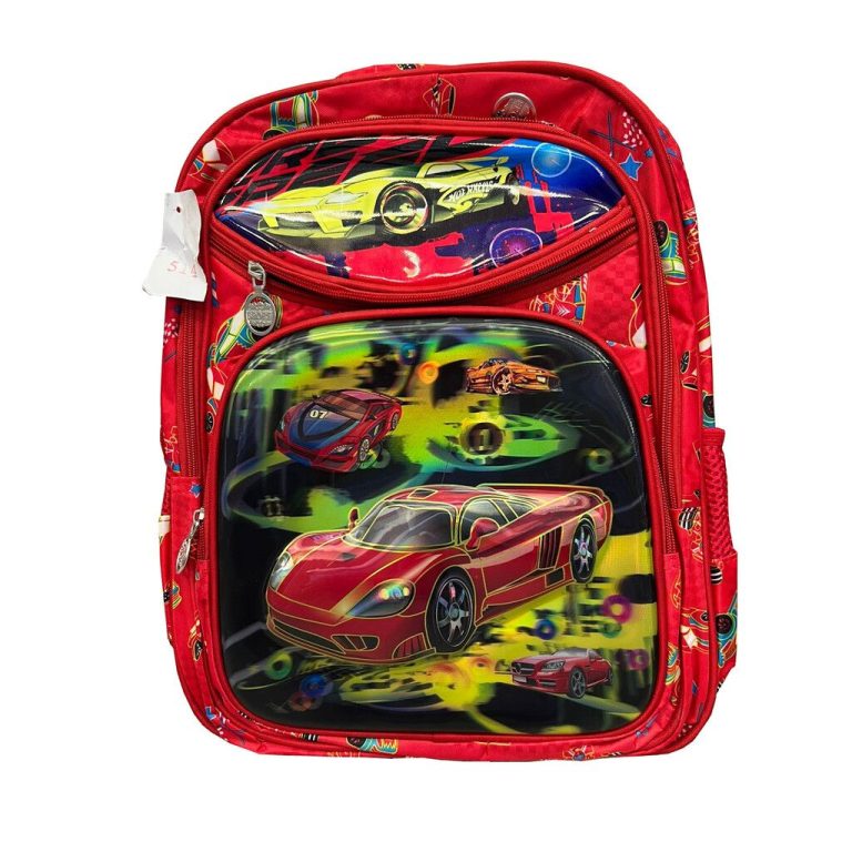 Mochila sin Carrito Diseño Grande Cars Auto