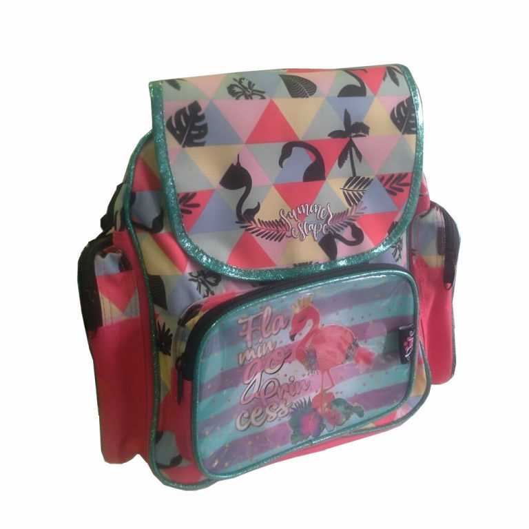 Mochila sin Carrito Diseño Mediana Flamingo Princess