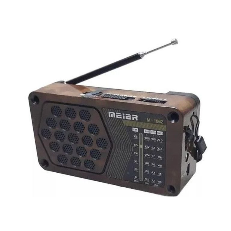 Radio MEIER M-1062 con Bateria y Luz