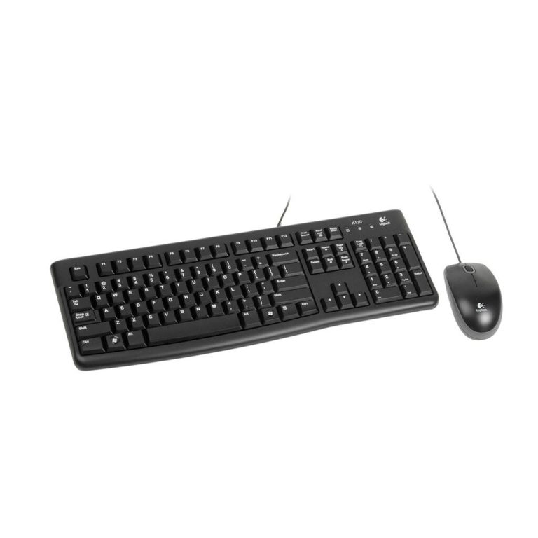 Kit Teclado y Mouse USB LOGITECH MK120 Negro