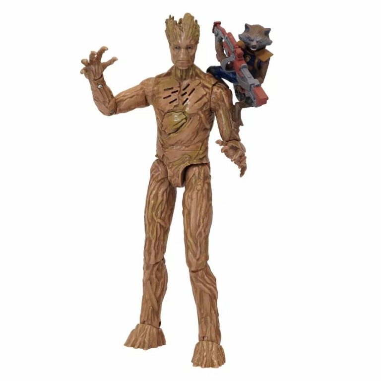 Muñeco GROOT y ROCKET MARVEL con Sonido Original