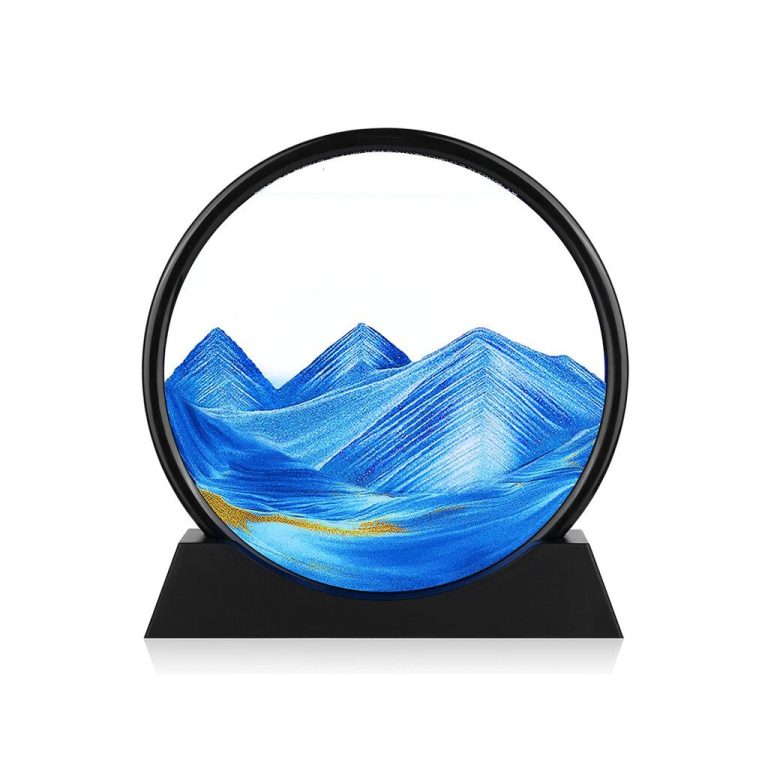 Adorno de Arena Movediza 3D EL-250 FLOW AESTHETICS Azul