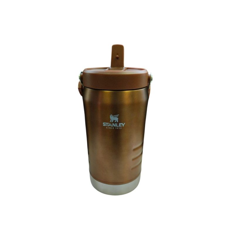 Termo Stanley Terere 1200ML con Mate y Bombilla Marron Brilloso