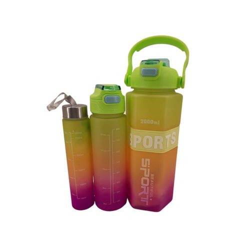 Bazar Botella Deportiva 3 en 1 SPORT Motivacional Verde fyazelectronica.com