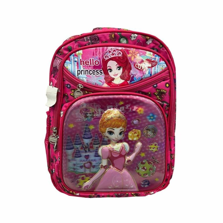 Mochila sin Carrito Diseño Grande Princesa Rosa