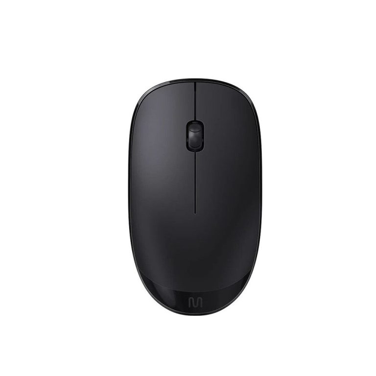 Mouse Inalambrico MULTILASER MO200 / MS200 Negro Textura de Goma Ergonomico
