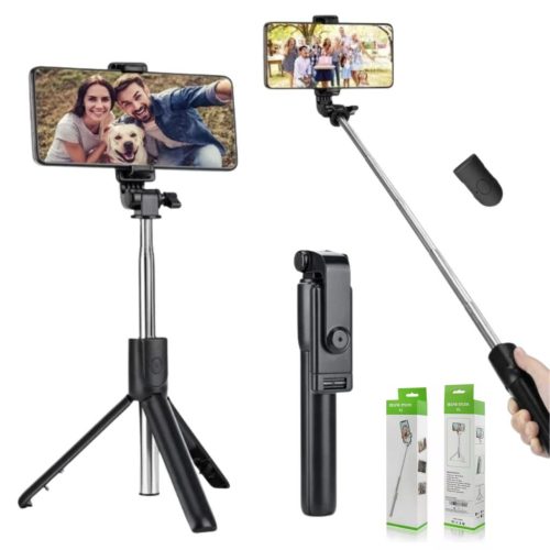 Palo Selfie C/ Bluetooth C/Luz R1 P130 Incluye Tripode