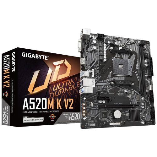 Mother GIGABYTE A520M K V2 AM4 H/V M.2
