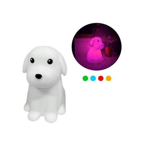 Velador Silicona Perro S-1106 Recargable RGB