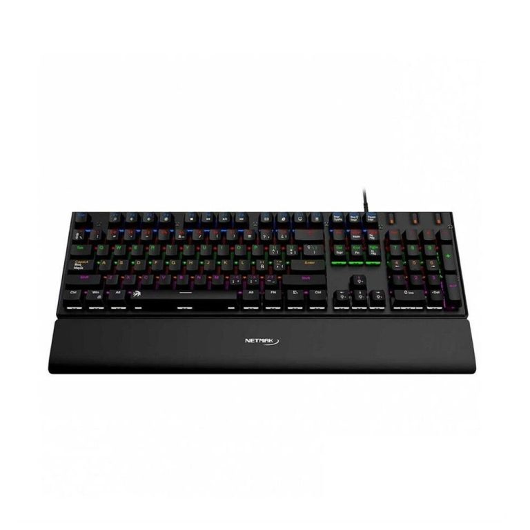 Teclado USB GAMER Mecanico Netmak NM-LEGEND Negro