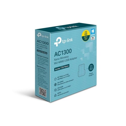 Placa de Red TP LINK Wifi USB ARCHER T3U Nano AC1300 Dual Band
