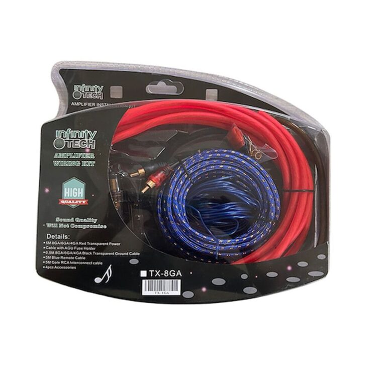 Kit para Potencia Infinity Tech 8 Gauge 1200W  TX-8GA