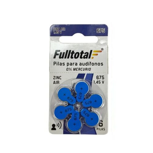 Pila 675 FULLTOTAL para Audifono C/U