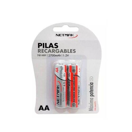Pila AA Recargable NETMAK NM-AA270 2700mah C/U