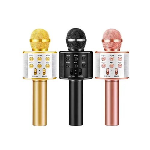 Parlante Microfono Karaoke REC BT USB EL375 W858