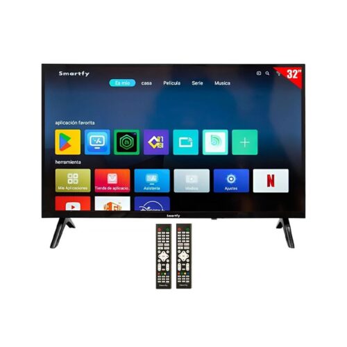 Televisor SMARTV 32 Android Smartfy STV32 2 Control Remoto