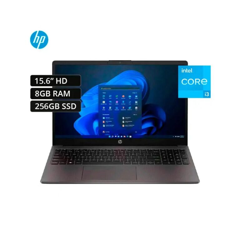 Notebook HP 250 G10 I3-N305 8GB 256GB SSD 15.6 FHD FREEDOS Esp Black