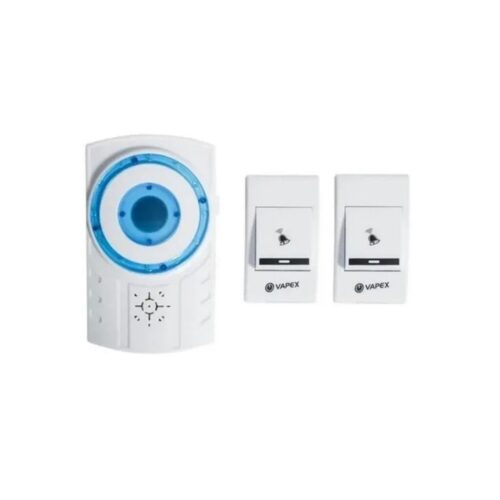 Timbre Inalambrico VAPEX RA012 con 2 Pulsadores