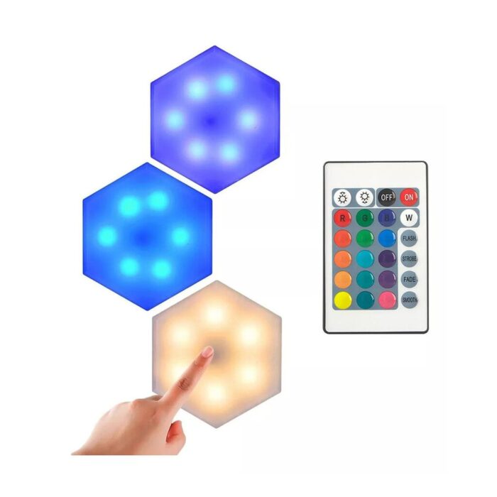 Luces LED RGB Hexagonal EX02469