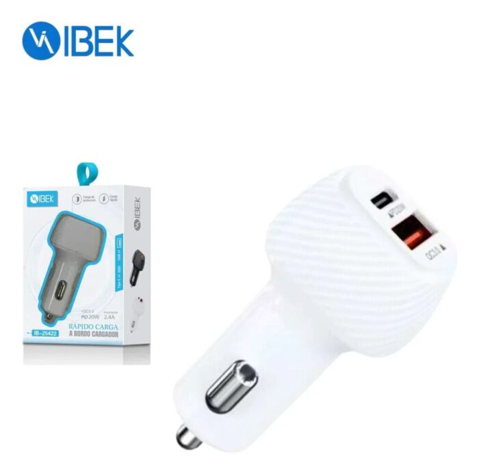Cargador Auto IBEK IB-25426