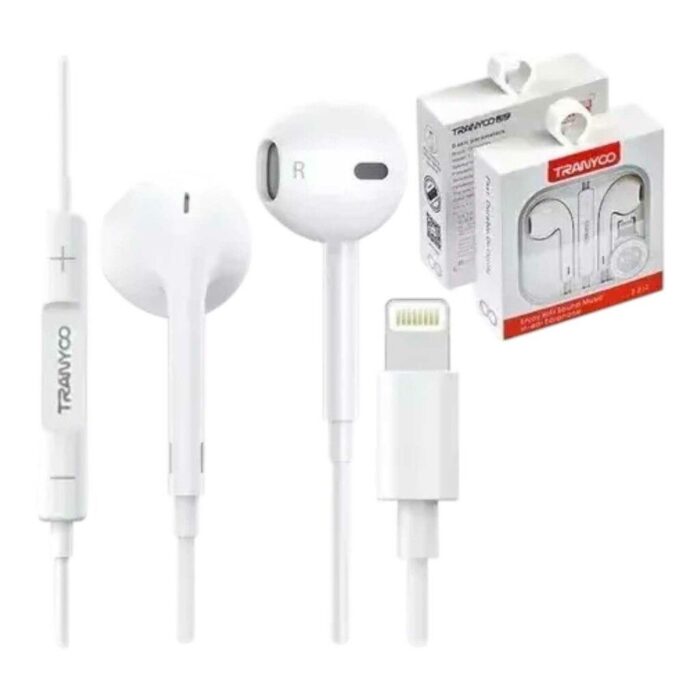 Auricular IN-EAR Tranyoo Lightning T-R14 para Iphone