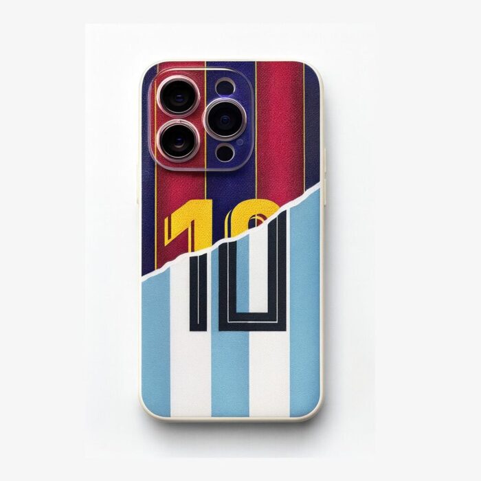 Funda ANTISHOCK Camiseta Messi 10 Iphone 15 Pro
