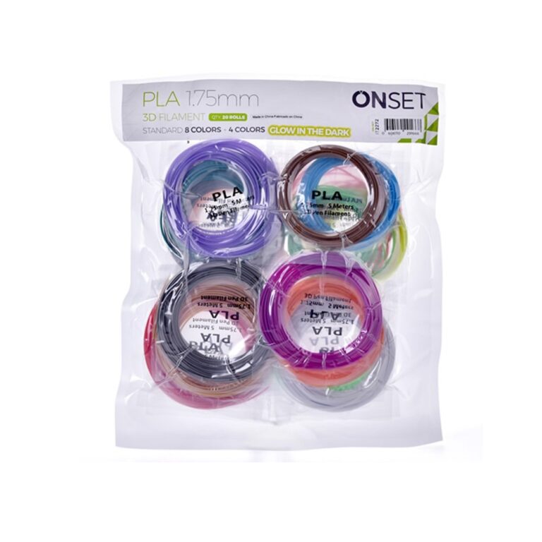 FILAMENTO 3D ONSET PLA 20 ROLLOS
