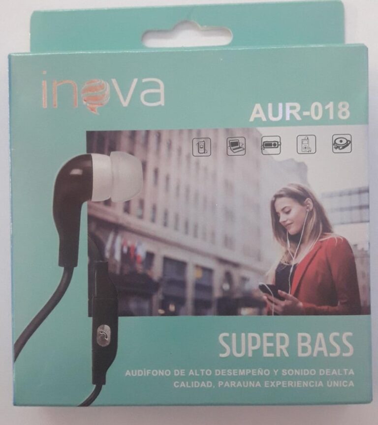 Auricular IN-EAR INOVA AUR-18 SUPER BASS