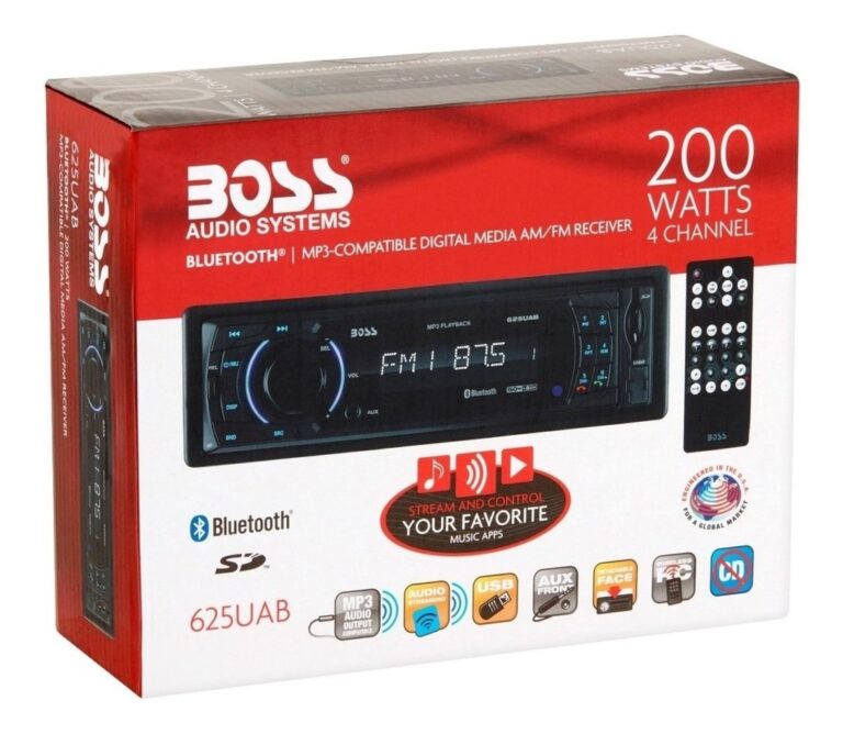 Estereo BOSS 611UAB Frente Fijo