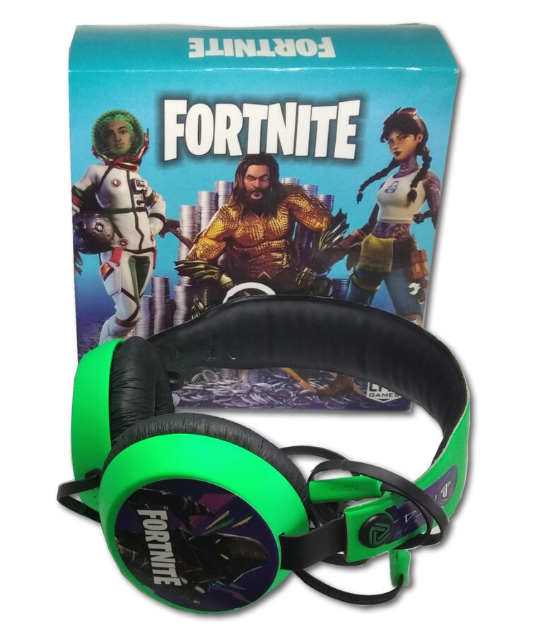 Auricular Gamer PS4 FORTNITE V2 Verde